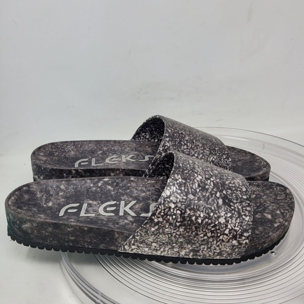 FLEKS East Beach Slide Sandals Night, Amazing Comfort FLEKS foam, Sz 11-11.5 NEW